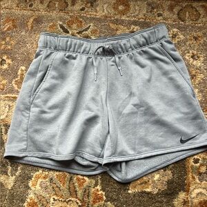 NIKE dri-fit shorts - women's small printed fold-over waistband